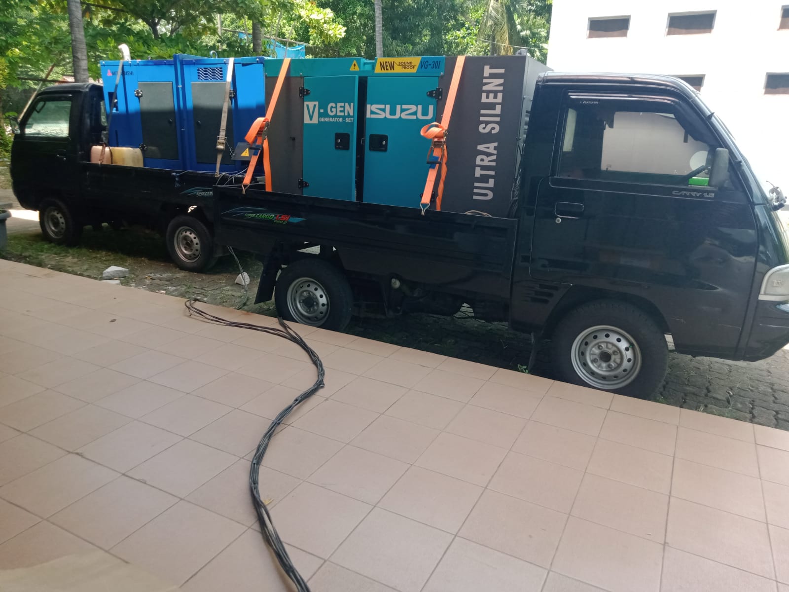 rental genset merk isuzu