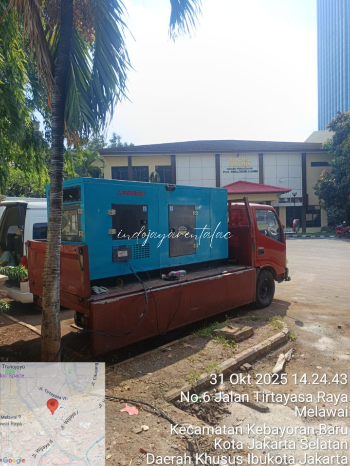 sewa genset silent genset silent 40kva indojaya